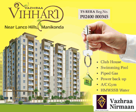 Presenting 2 and 3 BHK at Vazhraa Vihhari in Hyderabad Update